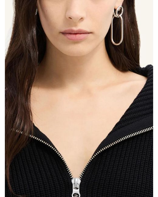Courreges White Holy Union Dangle Earrings