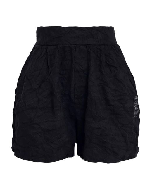 Osklen Blue Pleat-Detail Shorts