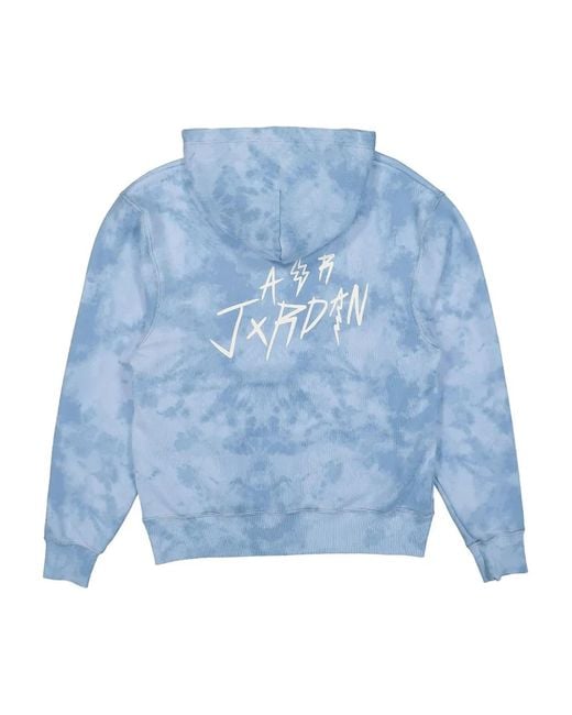 Nike Blue X J Balvin Tie-Dye Hoodie for men