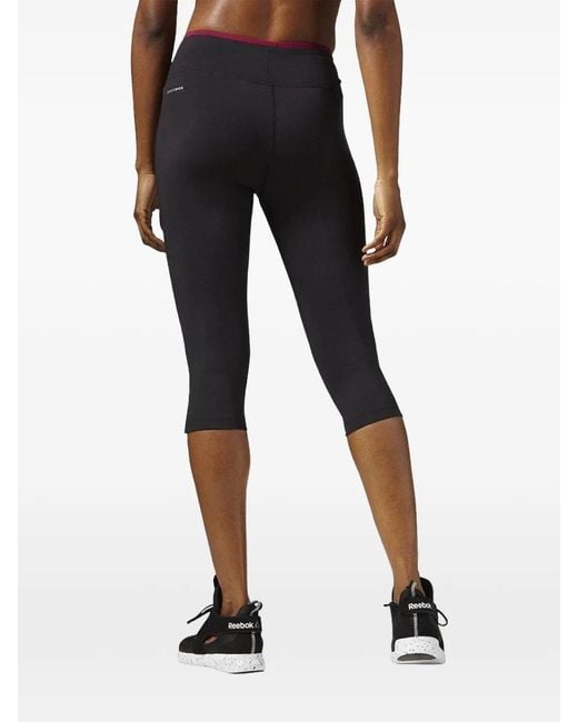 Reebok Black Workout Capri Trousers