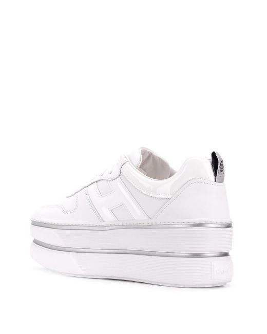 hogan maxi platform sneakers