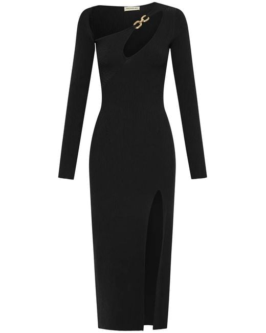 Nicholas Black Ginerva Asymmetric-Neck Dress