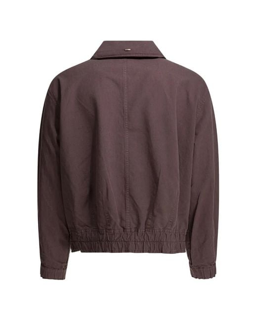 Our Legacy Brown Command Zip-Up Jacket for men