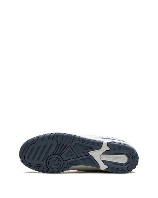 New Balance White 550 Sneakers / Vintage Indigo