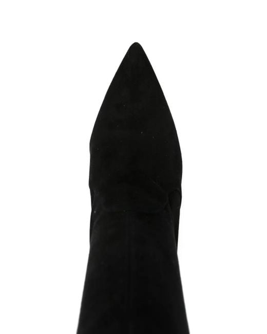 Stuart Weitzman Black Stiefel Aus Wildleder
