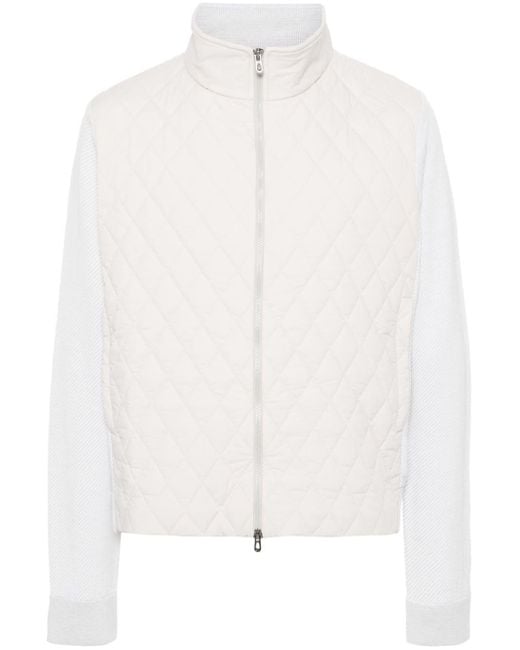 Panelled-design jacket Sease de hombre de color White