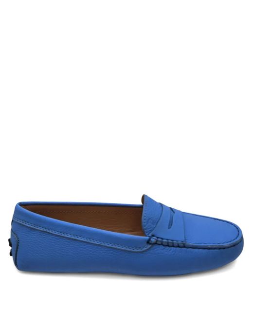 Tod's Blue Gommini Penny Loafers