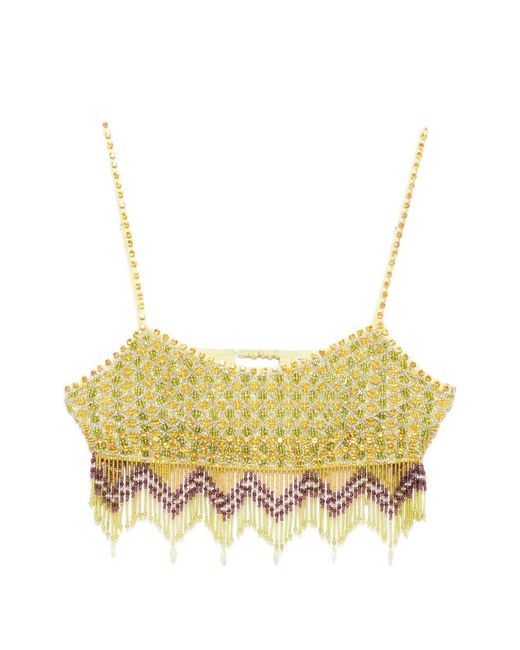 Bode Metallic Cape Mit Fransen