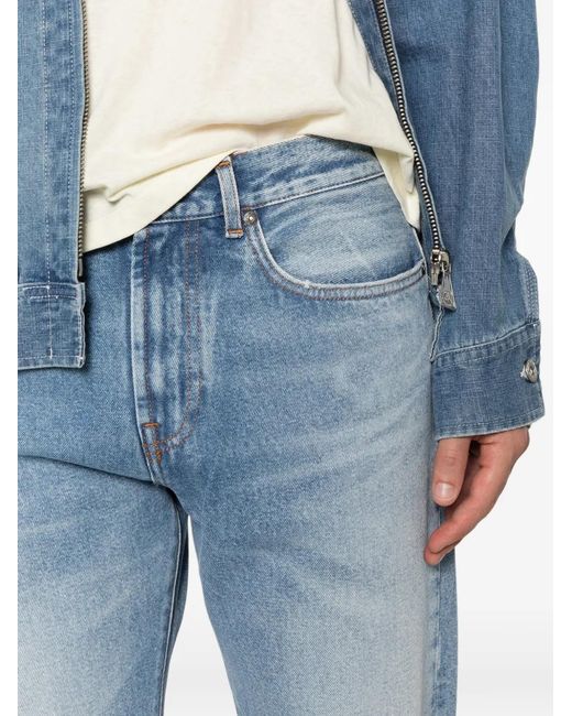 Roy Rogers Blue Long Island Straight Jeans for men