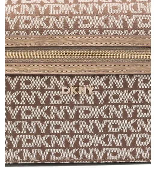 DKNY Gray Medium Bryant Ave Cross Body Bag