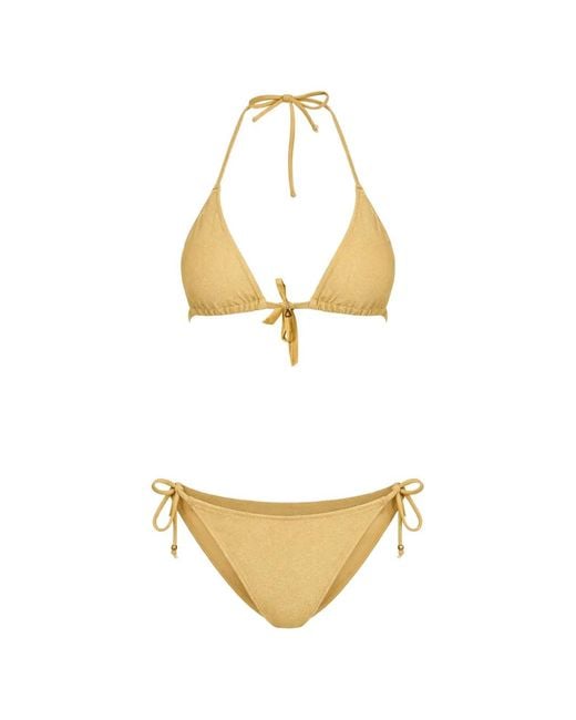 Banana Moon Metallic Cricomassa Glitterwave Tie-Fastening Two-Piece Bikini