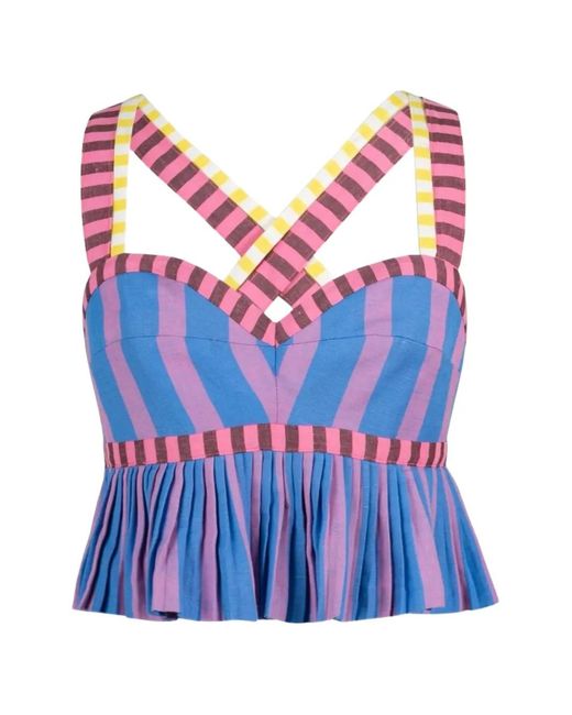 Celiab Blue Julieta Top