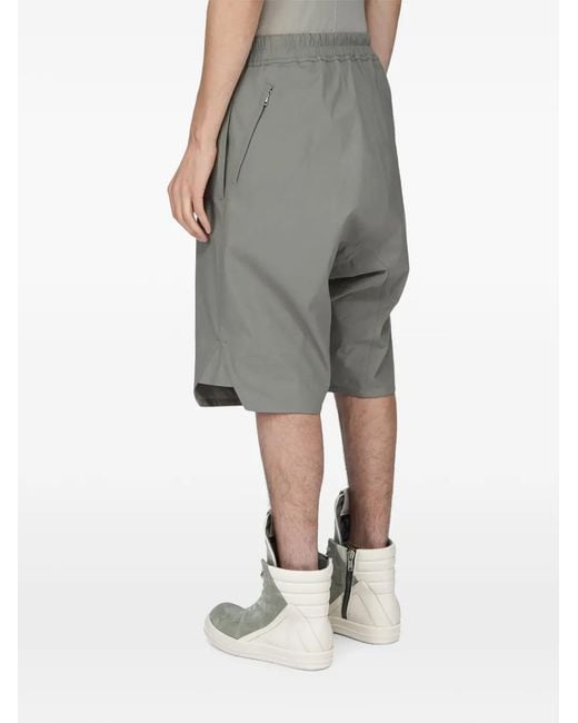 Rick Owens Gray Basket Swingers Shorts for men