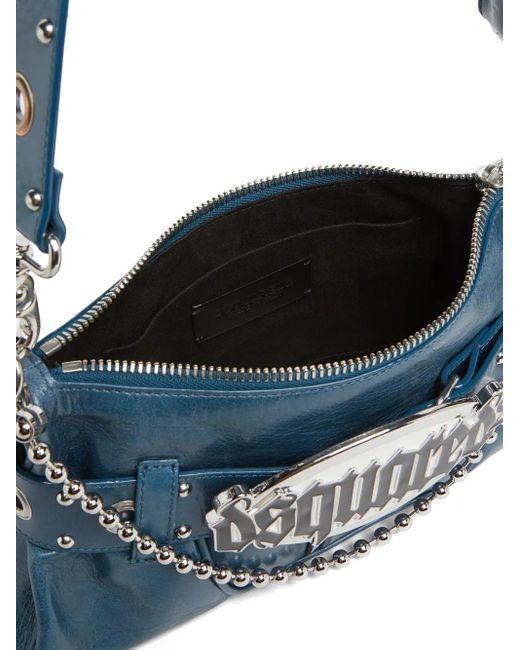 DSquared² Blue Gothic Shoulder Bag