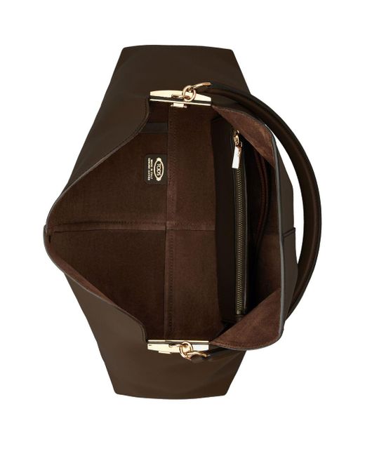 Tod's Brown T Case Leather Shoulder Bag
