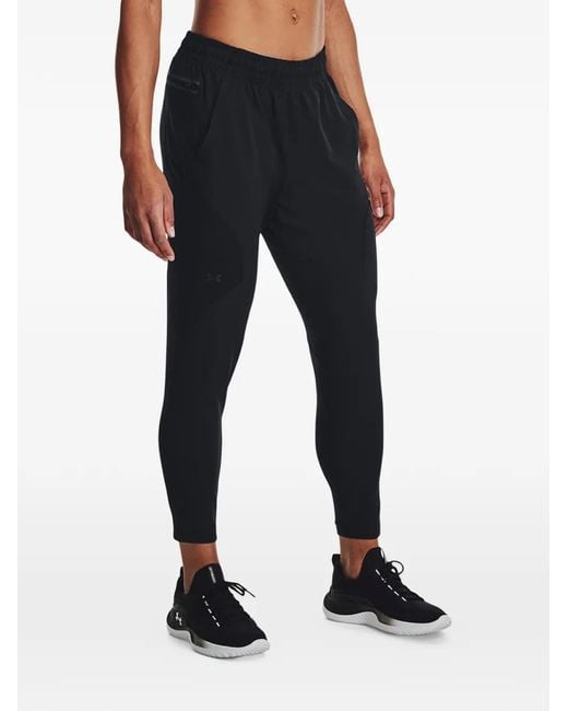 Under Armour Black Unstoppable Drawstring Track Pants