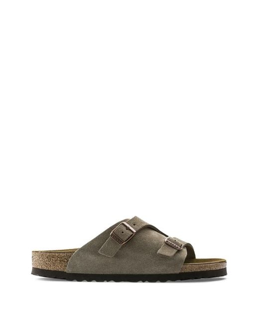 Birkenstock Brown Zürich Buckle Strap Sandals
