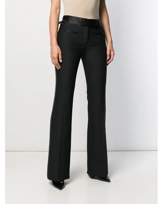 Tom Ford Black Flared Tailored Trousers