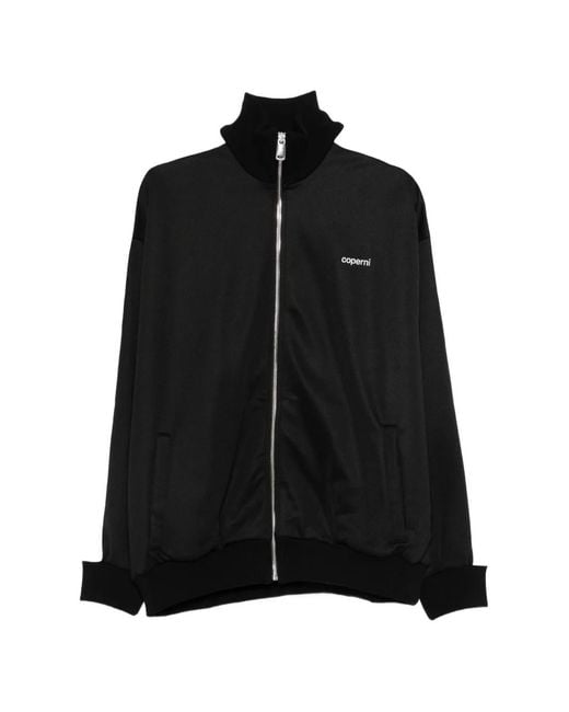 Coperni Black Oversized Side-Stripe Jacket