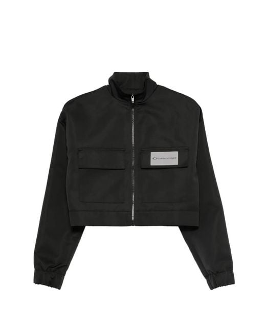 Balenciaga Black Zip-Up Cropped Jacket