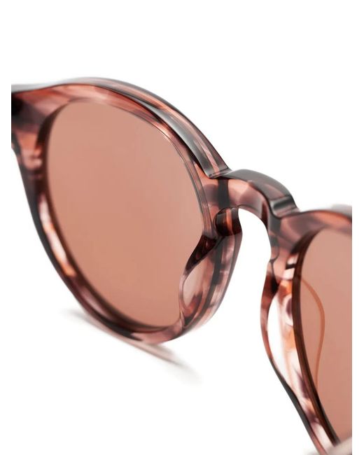 Sun Buddies Brown Zinedine Round-Frame Sunglasses