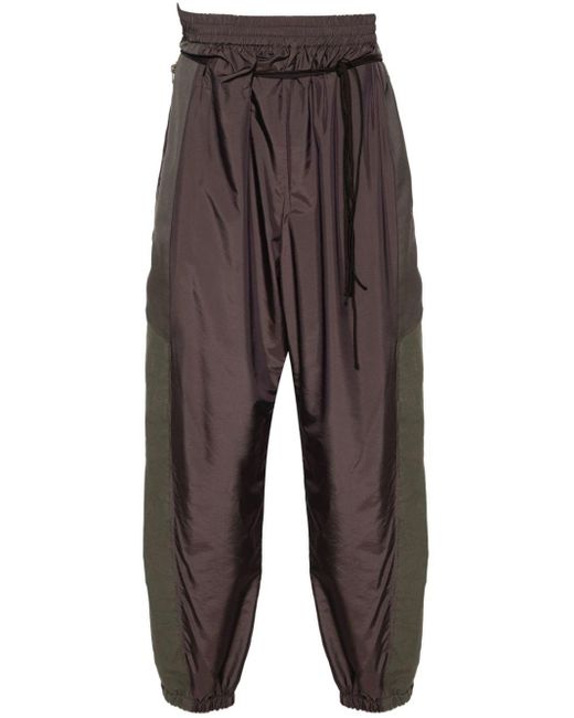 Magliano Gray Logo-embroidered Track Pants for men