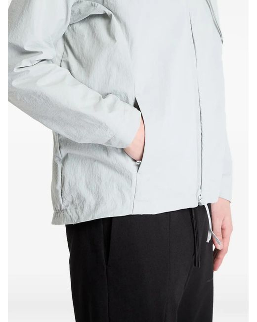 Post Archive Faction PAF Gray Opening Hooded Zip Jacket for men