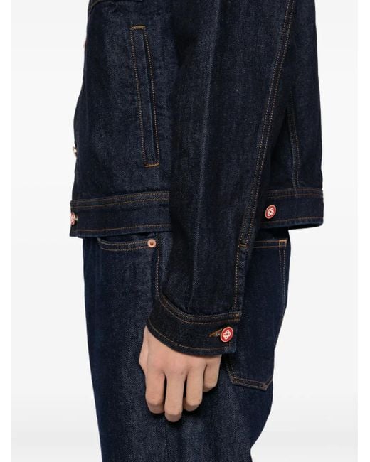 Veste En Jean À Logo Brodé Casablanca pour homme en coloris Blue