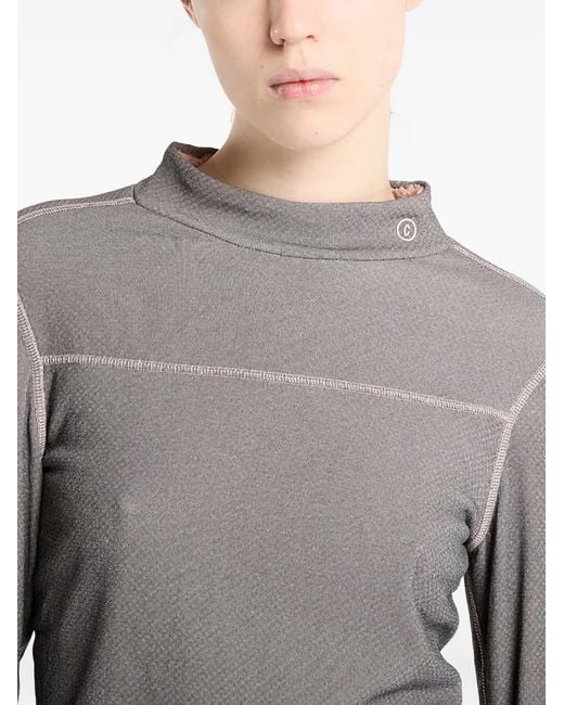 Ciele Athletics Gray Herringbone Long-Sleeve Top