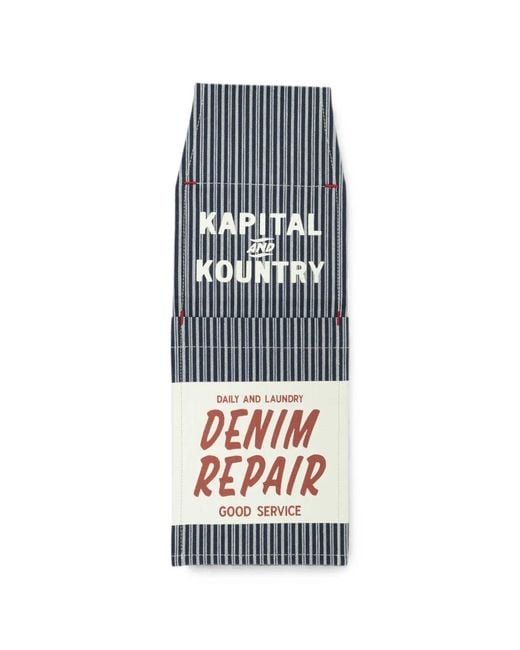 Kapital White Hickoree Phone Holder for men