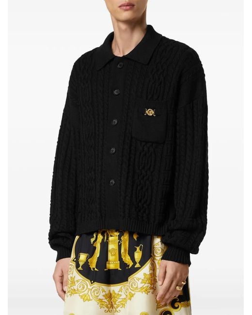 Versace Black Sweaters for men