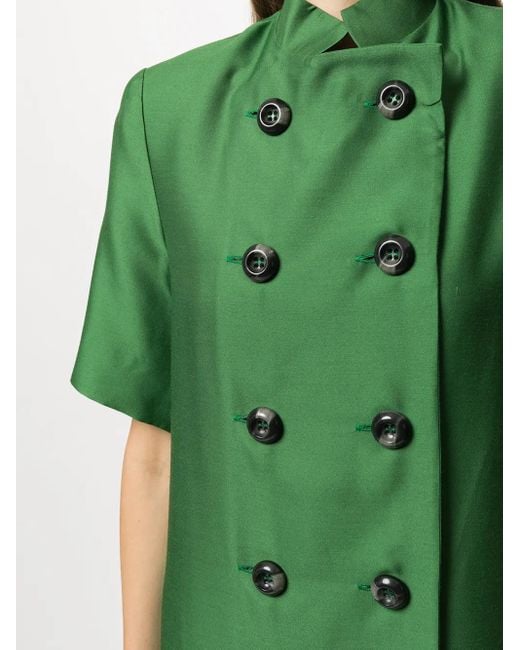 Macgraw Green Temperate Long Blazer