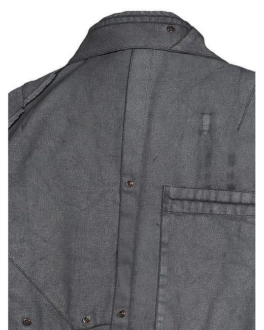 Bomber Con Design Patchwork di UNDER THE SIGN in Gray da Uomo