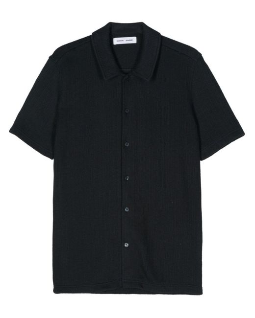 Samsøe & Samsøe Black Sakvistbro Cotton Shirt for men