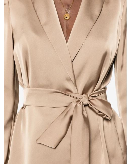 Pennyblack Natural Belted Satin-Finish Jacket