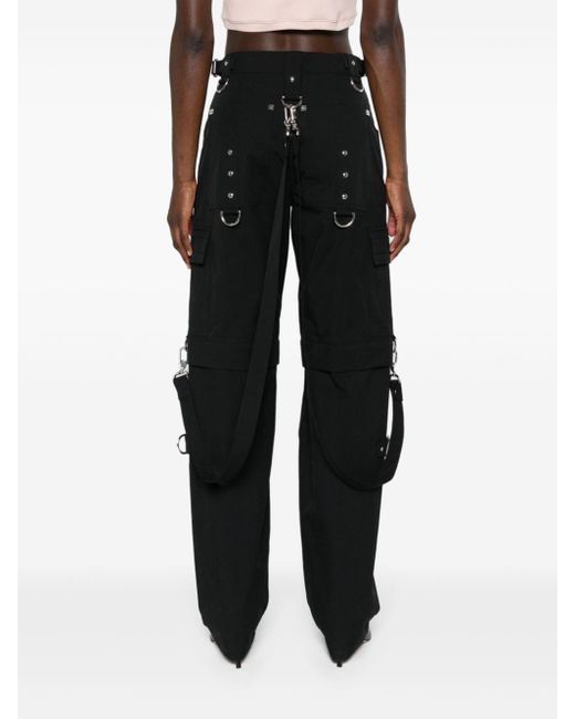 Givenchy Black High-waist Cargo Trousers
