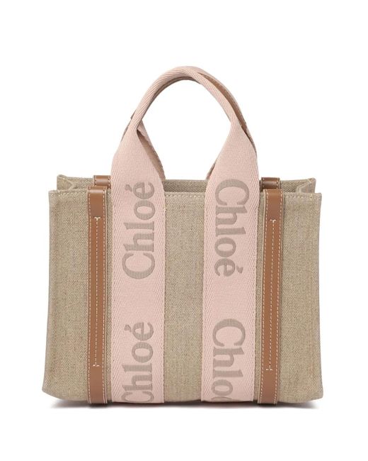 Chloé ロゴ トートバッグ Natural