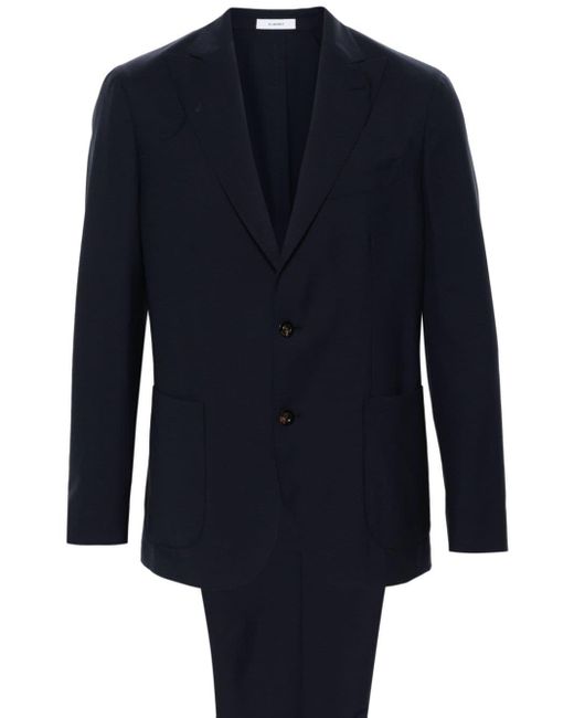 Boglioli Blue Single-breasted Suit for men