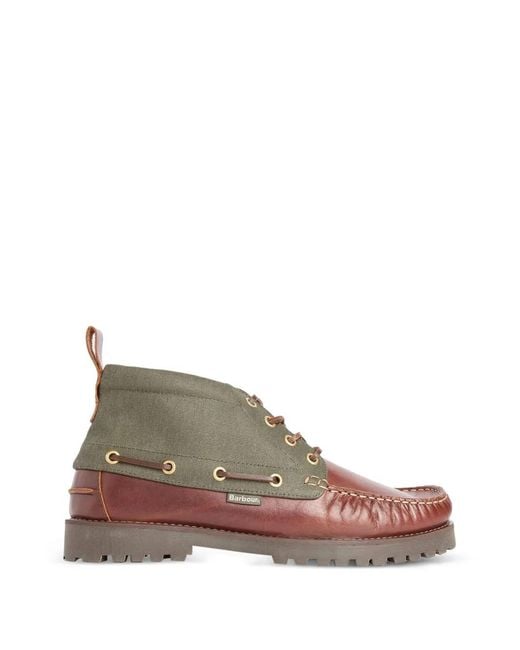 Barbour Brown Harle Chukka Boots for men