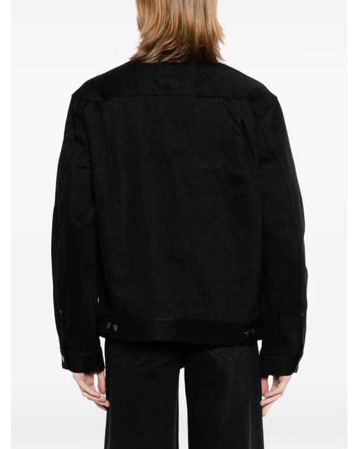 Momotaro Black Chest Pockets Denim Jacket for men