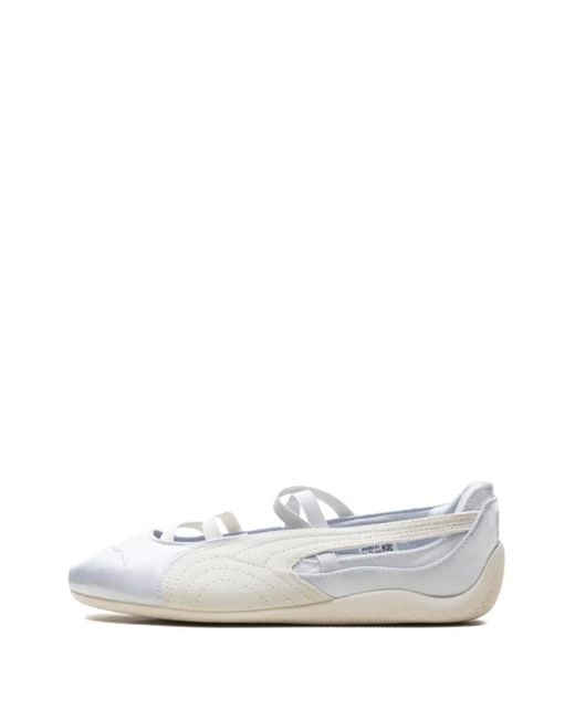 PUMA White Speedcat Ballerinas