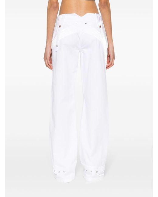 Blumarine White Trousers