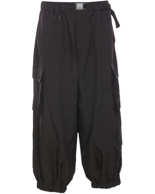 メンズ Y-3 Uniform Cuffed カーゴパンツ Black