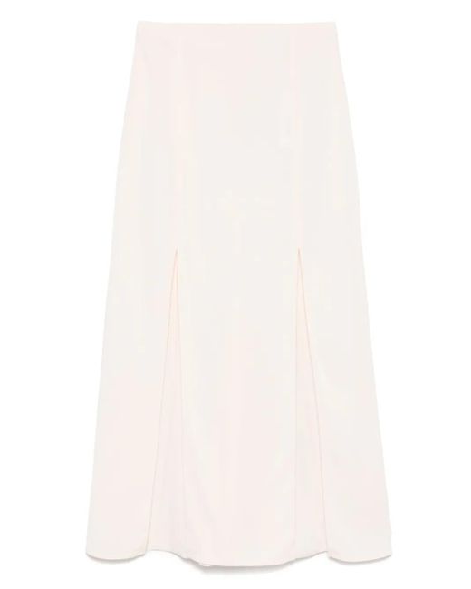 IRO White Side-Slits Maxi Skirt