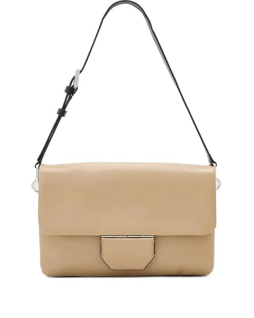 AllSaints Natural Ondine Leather Shoulder Bag