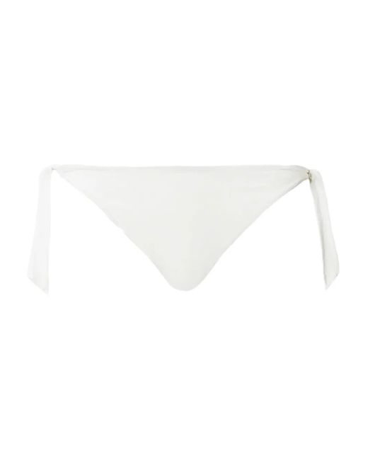 Twinset White Side-Tie Bikini Bottom