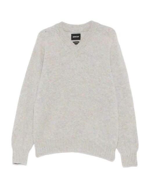 Pull À Col V Howlin' By Morrison pour homme en coloris White