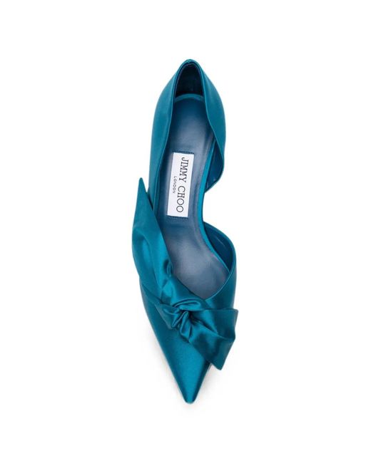 Jimmy Choo Blue Issy Pumps 50