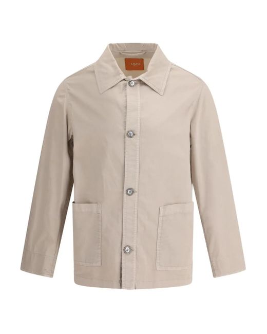 Cruna St. Honore Jacke mit aufgesetzter Tasche in White für Herren