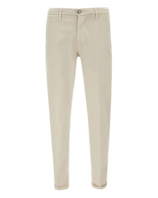 Re-hash Natural Welt-Pockets Trousers for men